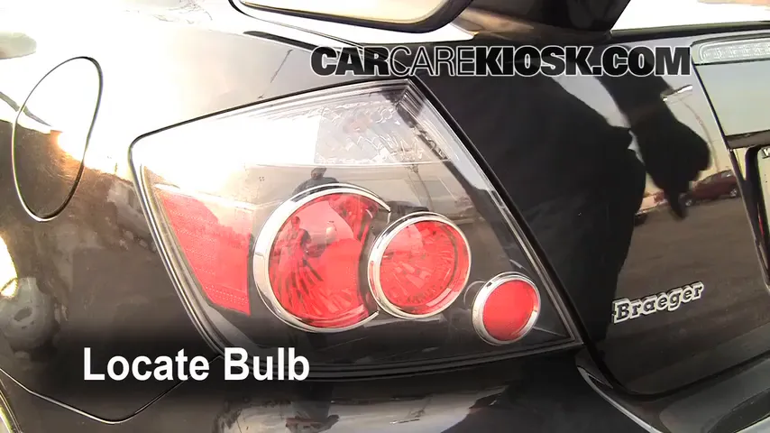 2009 Scion tC 2.4L 4 Cyl. Lights Reverse Light (replace bulb)